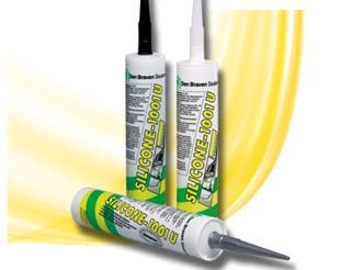 DEN BRAVEN 1001 U Genel Amaçlı Asetik Silikon (Koli Fiyatı) 310 ml Şeffaf (25 Adet)