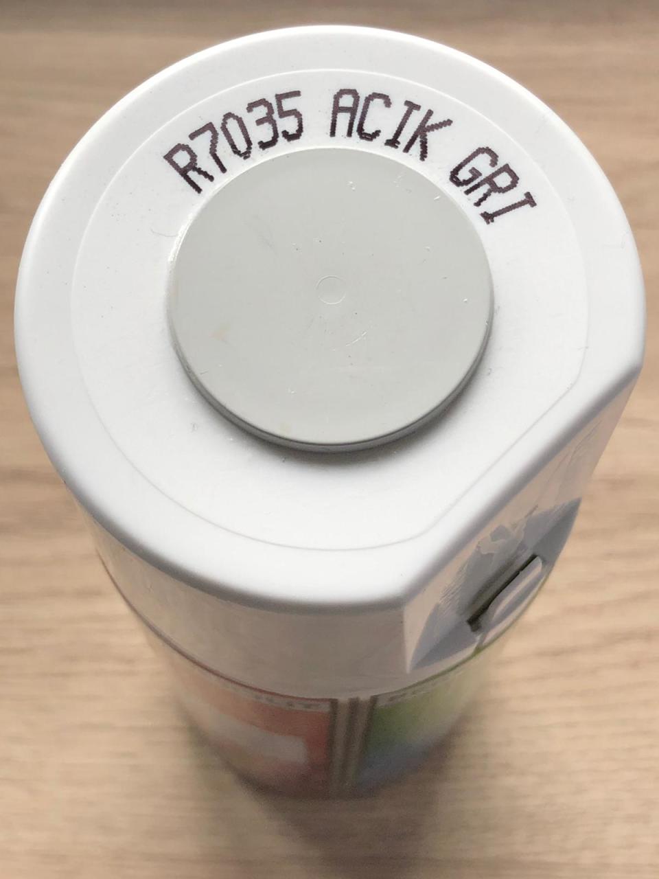 AKÇALI RAL7035 Açık Gri Sprey Boya 400 ML