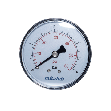 Metal Gövde Arkadan Manometreler 63mm x 200bar