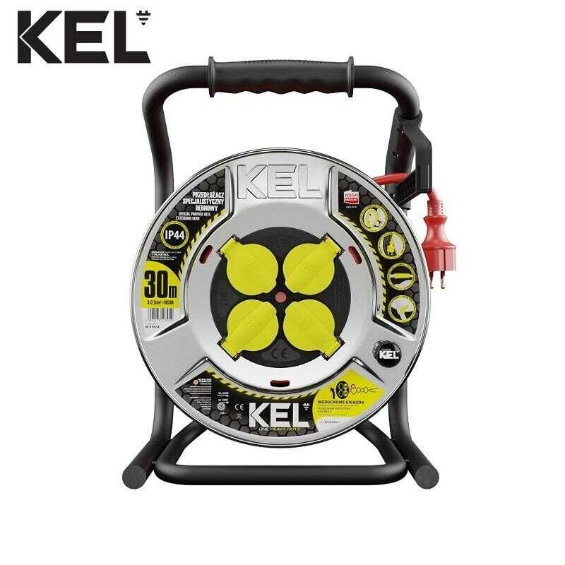 KEL 3 x 2.5mm2 Profesyonel Kaliteli Uzatma Kablosu Prizli 40 Metre