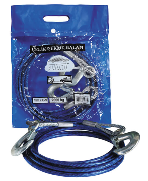 Autokit FA1-037 Araba Çeki Halatı 2 TON 3.5 Metre