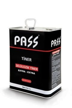 PASS Selülozik Tiner Solvent Bazlı - 2500 ml  (6 Adet)