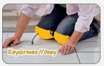 SGS6225 - Profesonel Körüklü Kauçuk Fayansçı Çalışma Dizliği