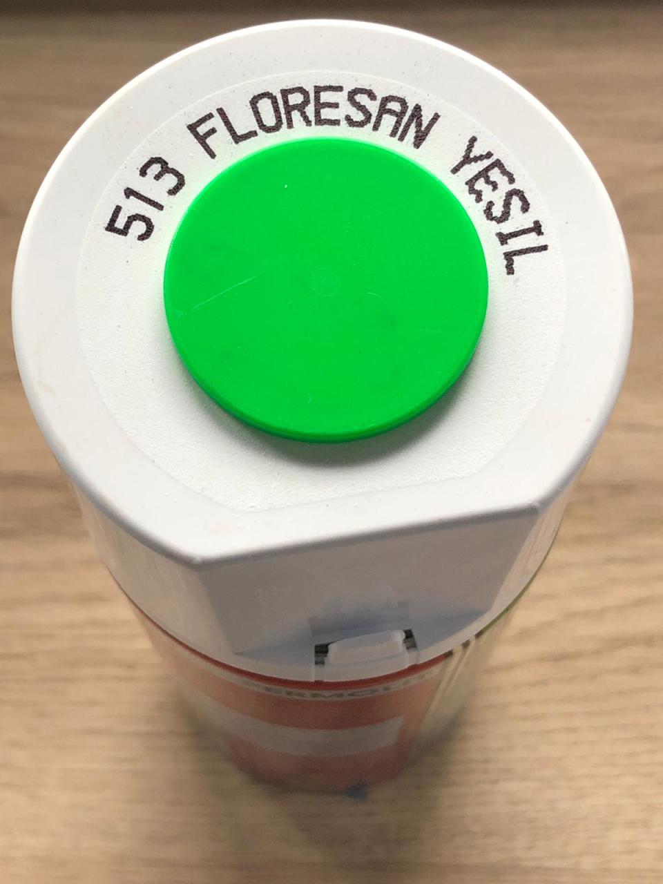 AKÇALI 513 Floresan Yeşil Sprey Boya 400 ML