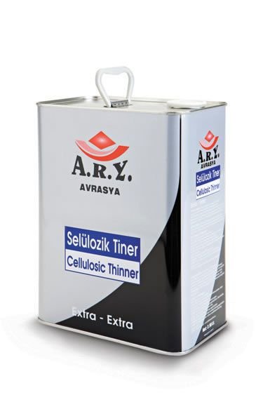 ARY Selülozik Tiner - 2200 ml (6 Adet )