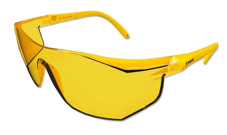 SGS308 - Sarı Koruyucu İş Gözlüğü  - 12 Adet