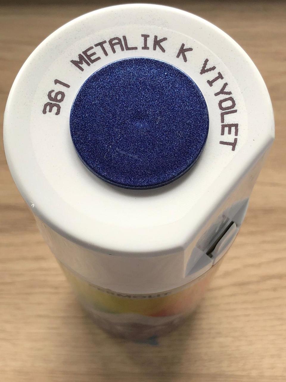 AKÇALI 361 Metalik Koyu Viyolet Sprey Boya 400 ML