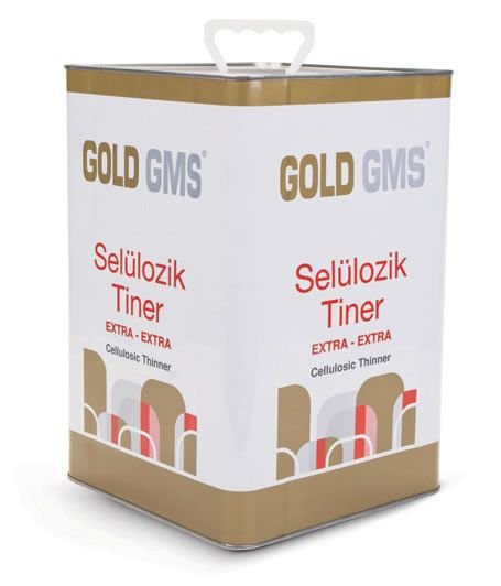 GOLD GMS Selülozik Tiner Extra  - 10 Litre