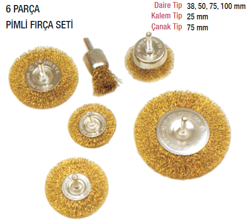 TOWER 6 Parça Pimli Fırça Seti