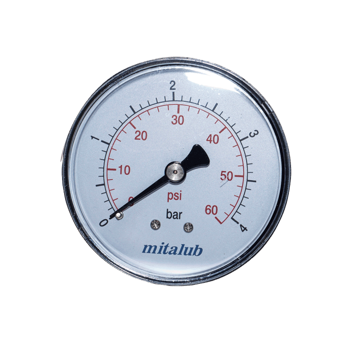 Metal Gövde Arkadan Manometreler 63mm x 40bar