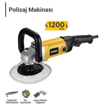 RTR MAX Polisaj Makinası 1200 W / 180 mm