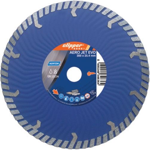 Norton Cliper AERO-JET EVO Granit ve Sert Malzeme Kesme Testeresi 300 mm
