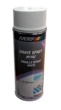 MOTİP Emaye Beyaz Eşya Boyası 400ML (Bulaşık Makine Beyazı )