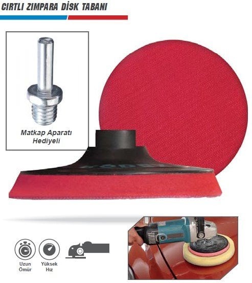 RODEX Cırtlı Zımpara Disk Tabanı M14
