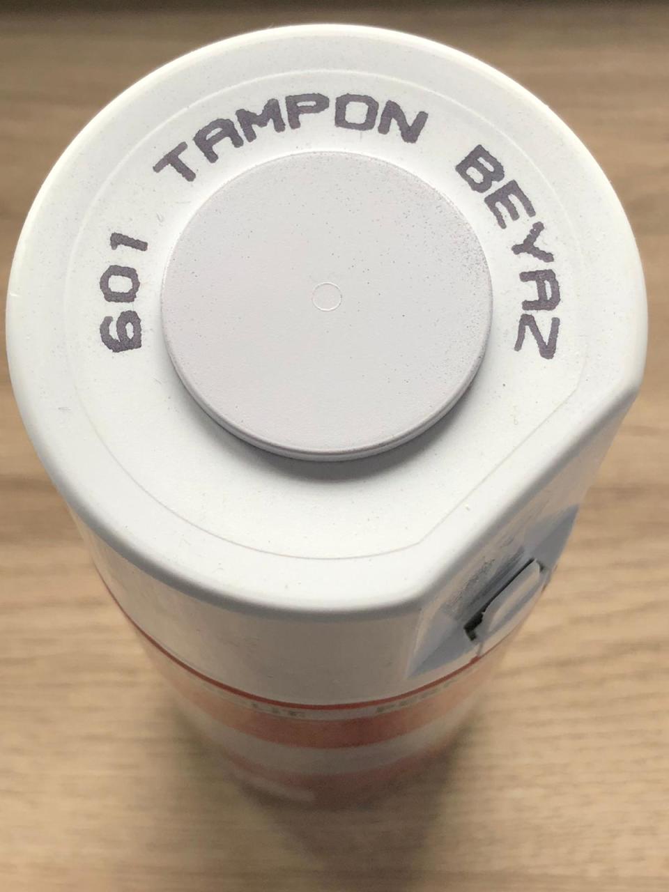 AKÇALI 601 Beyaz Tampon Rötüş Sprey Boyası 400 ML