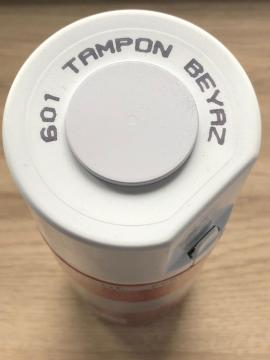 AKÇALI 601 Beyaz Tampon Rötüş Sprey Boyası 400 ML