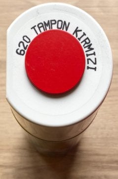 AKÇALI 620 Kırmızı Tampon Rötüş Sprey Boyası 400 ML