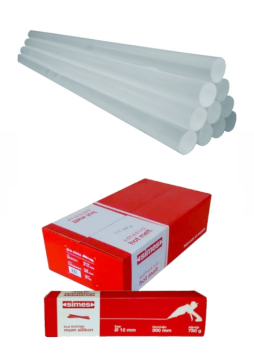 SİMES Şeffaf Mum Silikon Kalın 12mm x 300mm - 1 KG (Made in Spain)