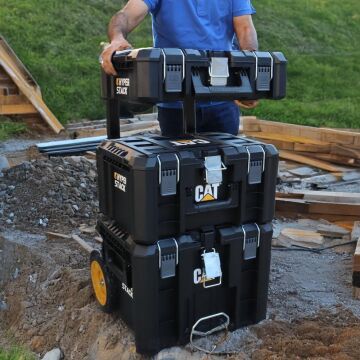 CAT DA41005 HYPER STACK Ağır Hizmet Tipi 3’Lü Tekerlekli Kilitli Takım Çantası Seti