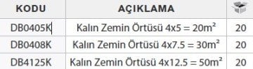 BONDİT Kalın Zemin Örtüsü