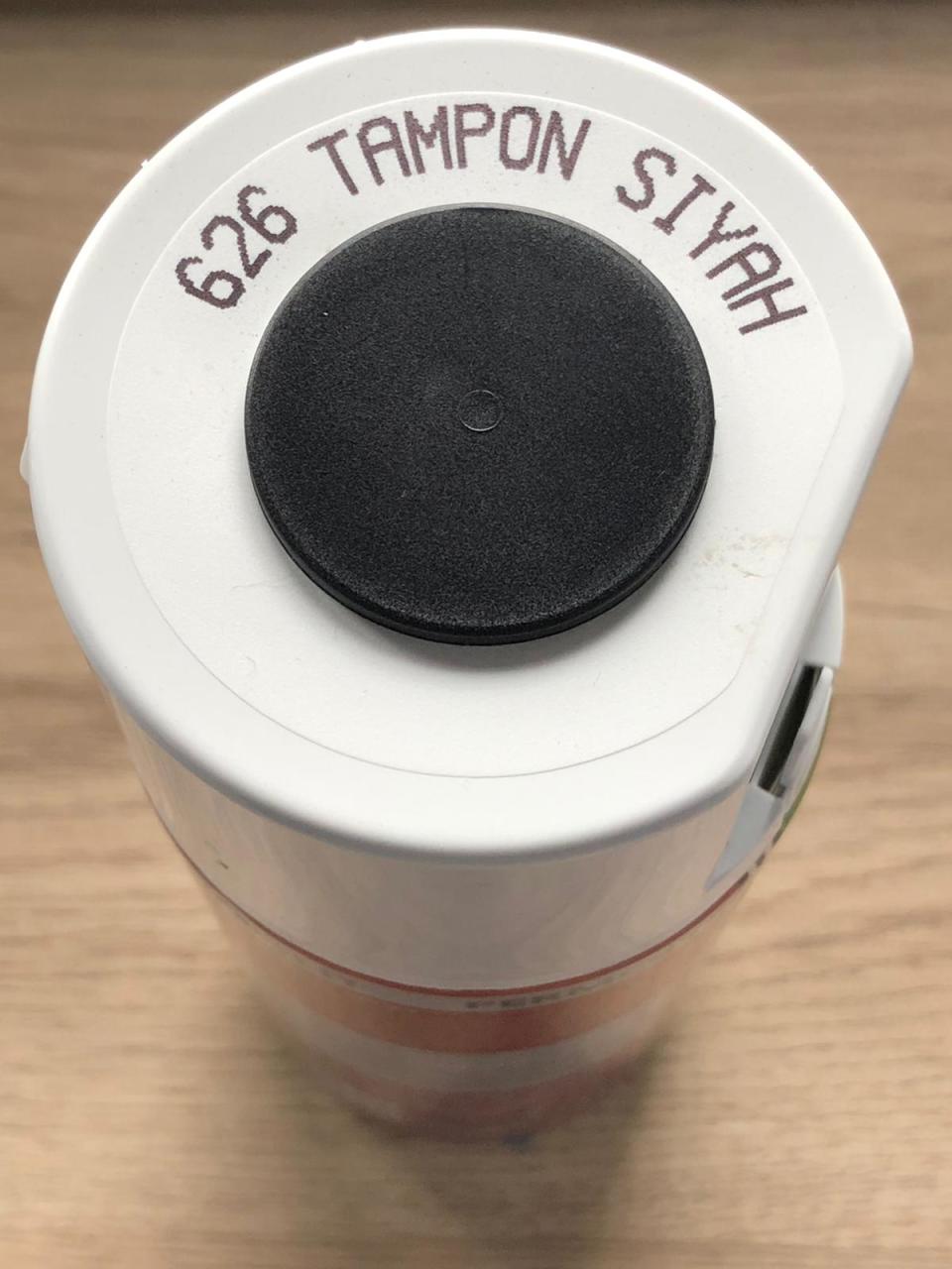 AKÇALI 626 Siyah Tampon Rötüş Sprey Boyası 400 ML