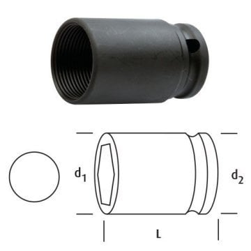 OSAKA Havalı Tamir Lokma Ucu 1/2'' 18.5 mm