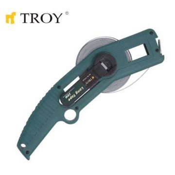 TROY T 23142 İskandil Arazi Tipi Çelik Metre (Plastik Gövdeli) 50 Metre