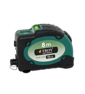 TROY T 23100 Lazerli Şerit Metre 8 x 25mm
