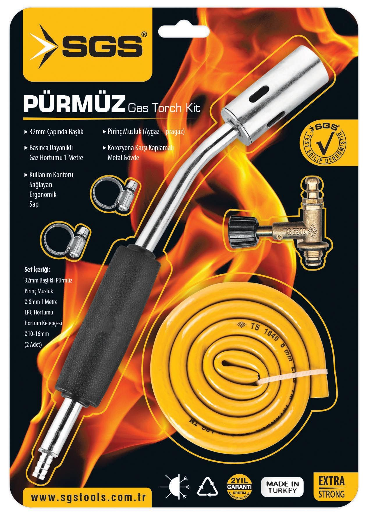 SGS 801 - Pürmüz Vakumlu Set (Aygaz Musluk)