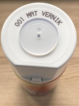 AKÇALI 001 Mat Vernik Sprey Boya  400 ML