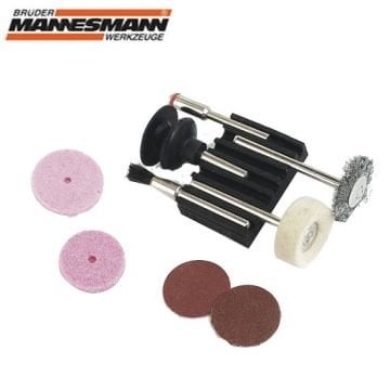 MANNESMANN MAN 92564 Mini Fırça Zımpara Seti ( 9 Parça )