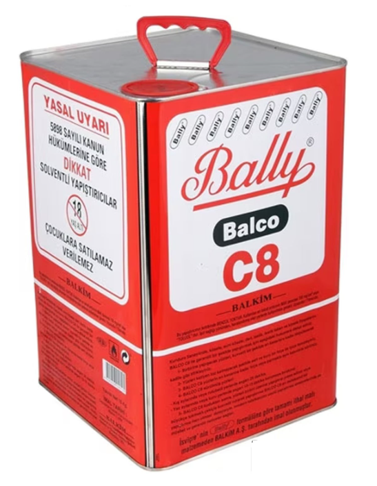 Bally Balco C8 Teneke Yapıştırıcı 15 KG - Kırmızı Teneke