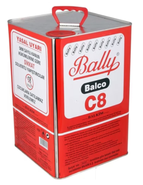 Bally Balco C8 Teneke Yapıştırıcı 15 KG - Kırmızı Teneke