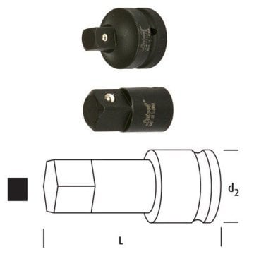OSAKA Havalı Lokma Adaptörü 1/2''