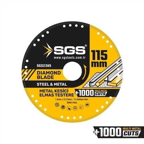 SGS2365 - VAKUMLU ELMAS MULTI-METAL KESİCİ 115 MM
