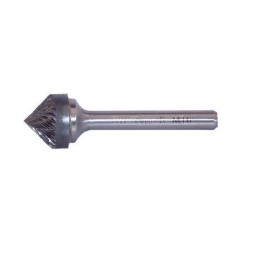 K Tipi 90° Konik - Karbür Kalıpçı Frezeleri  10.0 x 6mm