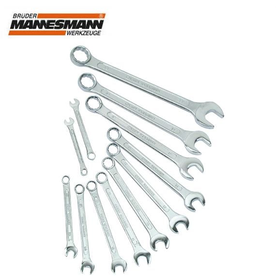 MANNESMAN MAN 130-08 DIN Kombine Anahtar Takımı 8 Parça 8 - 19 mm