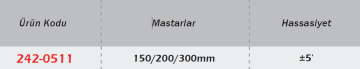 WERKA Dijital Üniversal Açı Ölçer 360°x0.008°(30'') (242-0511)