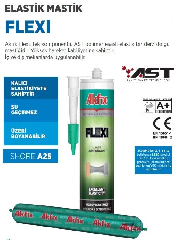 AKFİX Flexi - Elastik Mastik