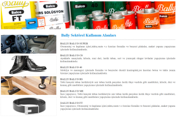 Bally Balco ME İnce Solüsyon 4.9 KG - Kauçuk Taban, Deri, Lastik, Kumaş Yağıştırıcı