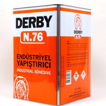 DERBY N76/17 Endüstriyel Solvent Polikloropren Yapıştırıcı 14 KG