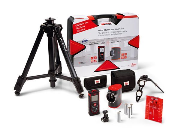LEiCA  Lino L2 Set Çapraz Çizgi Lazer Terazi + Tripod + Lazer Metre