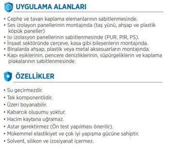 AKFİX MS757 High-Tack Ms Polimer Mastik / Beyaz-290 ml / 12 Adet