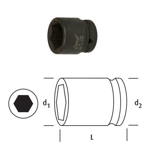 OSAKA Havalı Lokma Ucu 3/4''