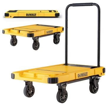 DEWALT DWT710 200Kg Profesyonel Katlanabilir Dört Tekerlekli Yük ve Paket Taşıma Arabası