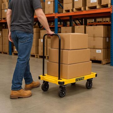 DEWALT DWT710 200Kg Profesyonel Katlanabilir Dört Tekerlekli Yük ve Paket Taşıma Arabası