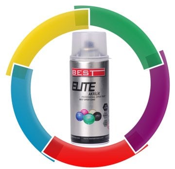 BEST Elite Akrilik Demir Alüminyum  Plastik Sprey Boya 400 ML