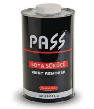 PASS 1/1 Güçlü Boya Sökücü Solvent Bazlı 750 ML (Paint Remover)