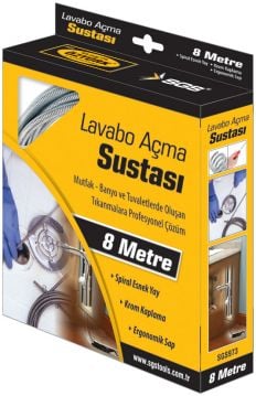 SGS Lavabo Tıkanıklığı Açma Sustası 3 Metre