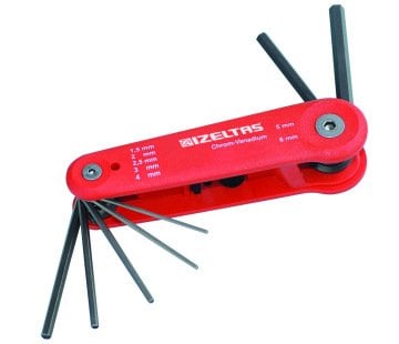 İZELTAŞ Kaset Allen Anahtar Takımı 7 Parça 130 gr (4912 00 0007)